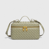 Milla Mini Woven Bag with Golden Accessories