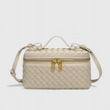 Milla Mini Woven Bag with Golden Accessories
