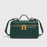 Milla Mini Woven Bag with Golden Accessories