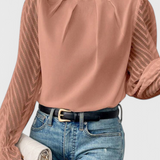 Helga Long Sleeve Nautical Blouse