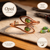 Sarah's Opal Copper Bracelet