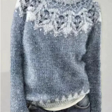 Ethel | Nordic-Patterned Cable Knit Jumper