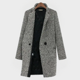 CHELSEA™ | LONG CHECKED COAT