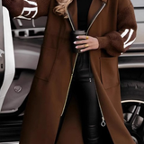 Elena | Women's Jacket with Knitted Sleeves and Hood