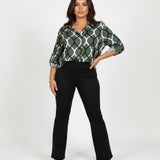 Nora Graphic Print Blouse