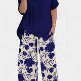 Aivy Two-Piece Floral Set with Relaxed Touch