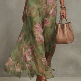 Green Petal Dress