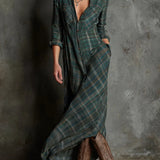 Valentina - Long Checkered Dress