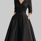 Noelia – Midi Dress in Satin