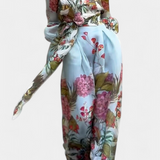 Sanne Elegant Printed Shirt and Fluid Pants Set