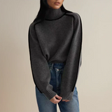 Edith | Roll Neck Cotton-Blend Pullover