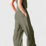 Yvanne Vintage Sleeveless Summer Set