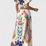 Itzel Bohemian Set with Ethnic Print