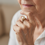 Vintage Gold Ring with Pearl