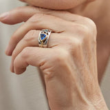 Vintage Blue Ring