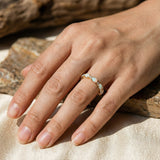 Vintage Gold Ring with Opal