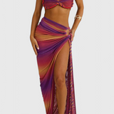Estela Backless Skirt Set