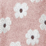 Violet | Floral Cable-Knit Zip Collar Jumper