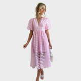 Julia – Lace Dress with Bell Sleeves