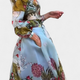 Sanne Elegant Printed Shirt and Fluid Pants Set