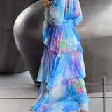 Soft Cape Dress