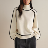 Marjorie | Ribbed Roll Neck Jumper