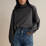 Marjorie | Ribbed Roll Neck Jumper