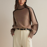 Marjorie | Ribbed Roll Neck Jumper