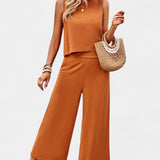 Lavinia Boho Set of Top and Shorts in Linen and Cotton