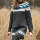 Pearl | Fair Isle Longline Jumper