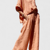 Adesua - Casual Summer Set in Cotton-Linen