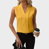 Roma | Sleeveless Blouse with V-Neck