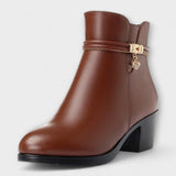 Rocío - Elegant and Comfortable Winter Ankle Boots with Zipper