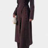Melissa Soft Casual Set with Button Blouse and Long Pants