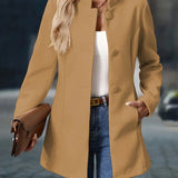 Sofia - Women's Winter Coat with Buttons