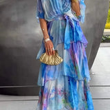 Soft Cape Dress