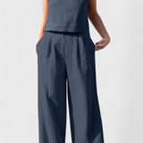 Yvanne Vintage Sleeveless Summer Set