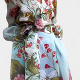 Sanne Elegant Printed Shirt and Fluid Pants Set