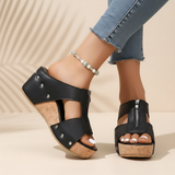 Gigi - Elegant Wedge Sandals