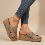 Oakley – Boho Style Wedge Sandals