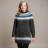 Pearl | Fair Isle Longline Jumper
