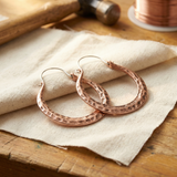 Sarah's Ember Copper Earrings
