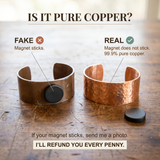 Sarah's Marsh Copper Anklet