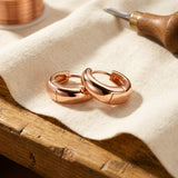 Sarah's Linnet Copper Hoop Earrings