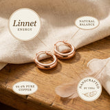 Sarah's Linnet Copper Hoop Earrings