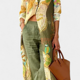 Melvina Timeless Linen Coordinated Set