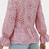 Kayden Bohemian Lace Top with Flowing Cut