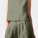 Yvanne Vintage Sleeveless Summer Set