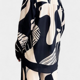 Basilisa Wide Leg Set with Graffiti Print