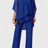 Kitty Two-Piece Set with Off-the-Shoulder Design and Fluid Silhouette